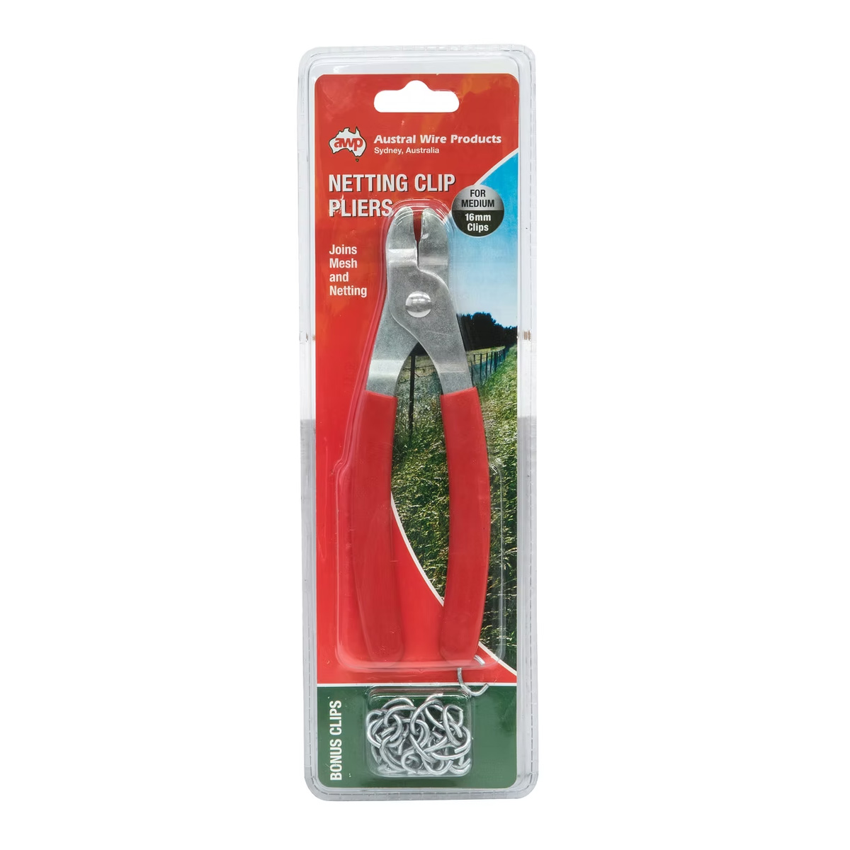 AWP Netting Clip Pliers Suits 16 x 2.0mm Clips