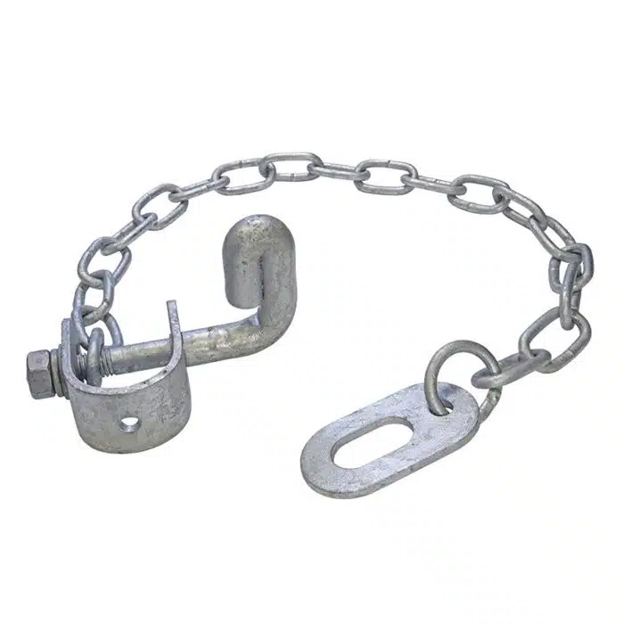 Rotech 25NB Bolt-On 500mm Chain Oval Ring Latch