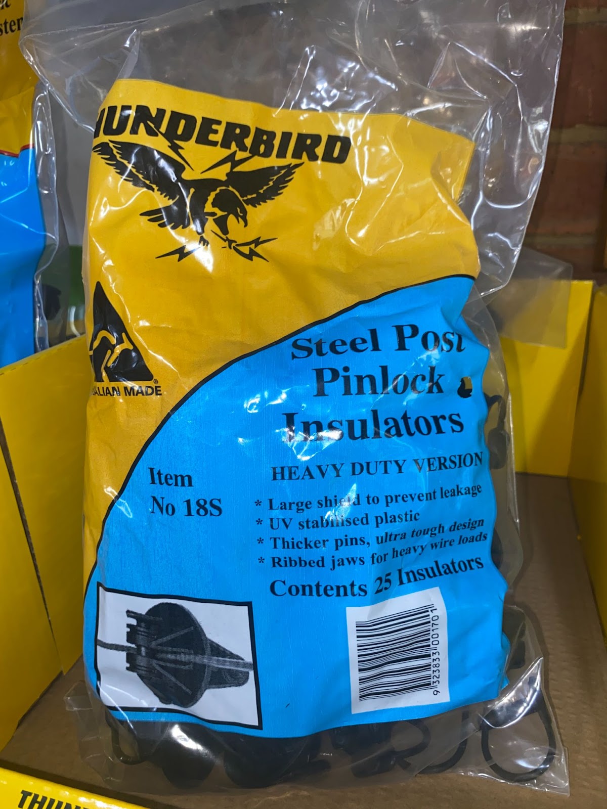 Thunderbird Premium Steel Post Insulator - EF-18S