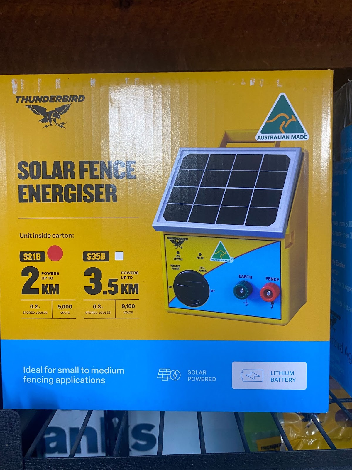Thunderbird Solar Energiser - S20B