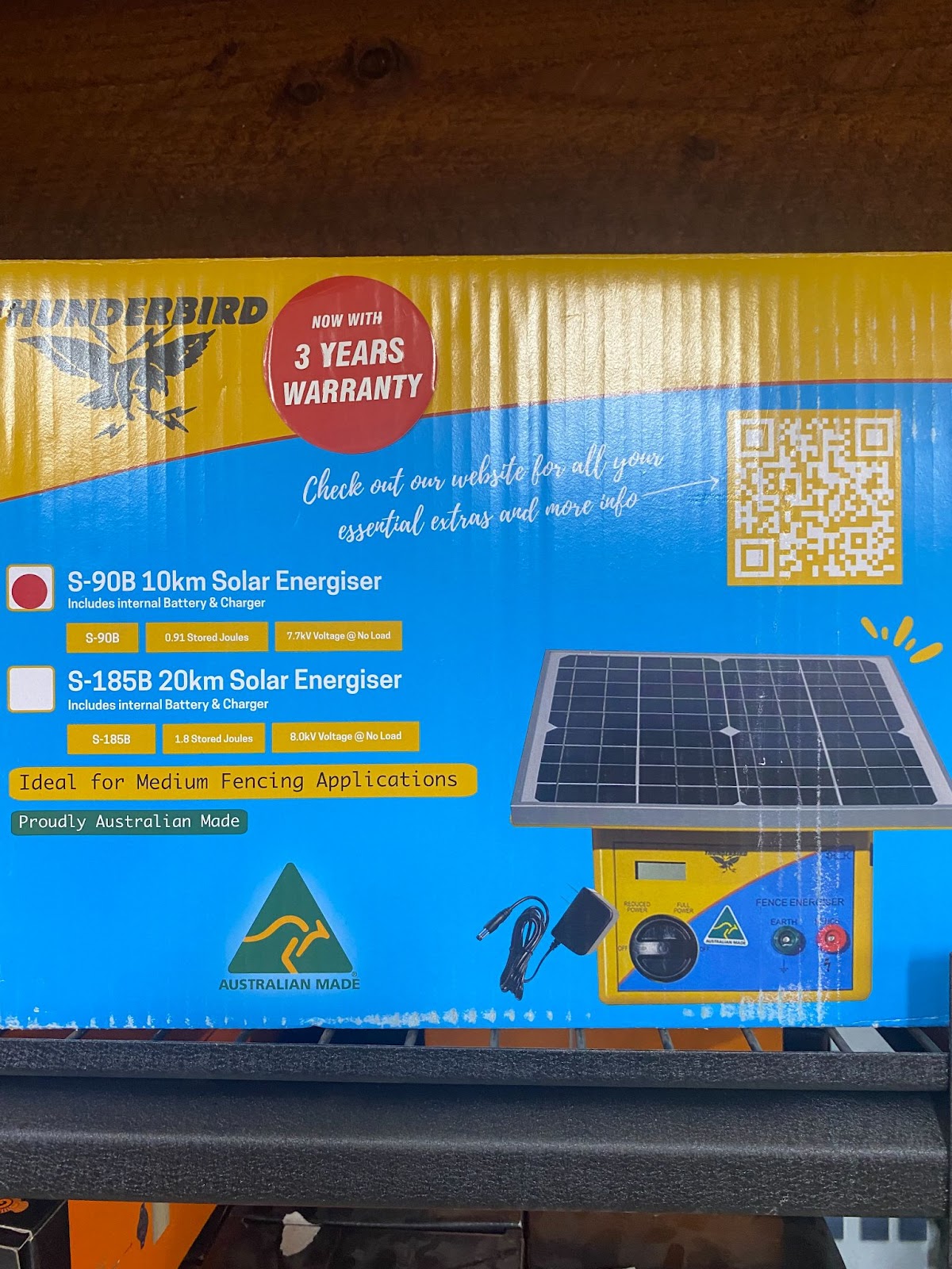 Thunderbird Solar Energiser - S90B