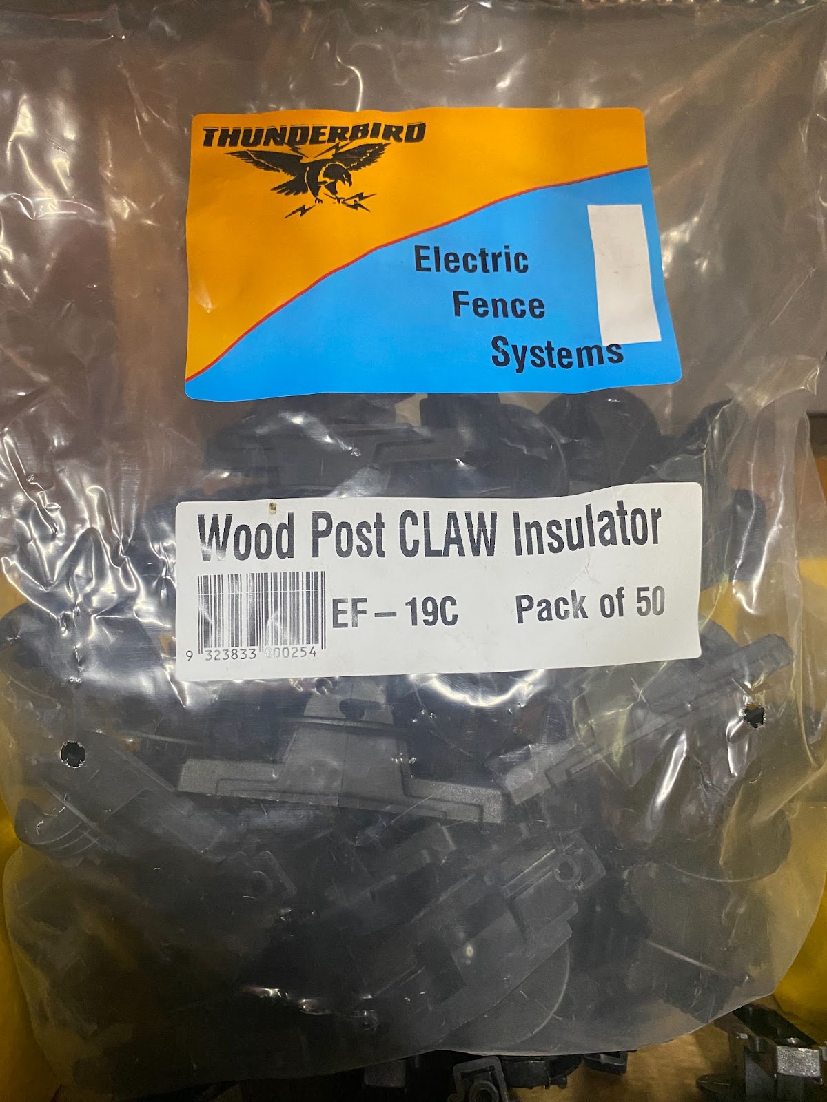 Thunderbird Wood Post CLAW Insulator - EF-19C
